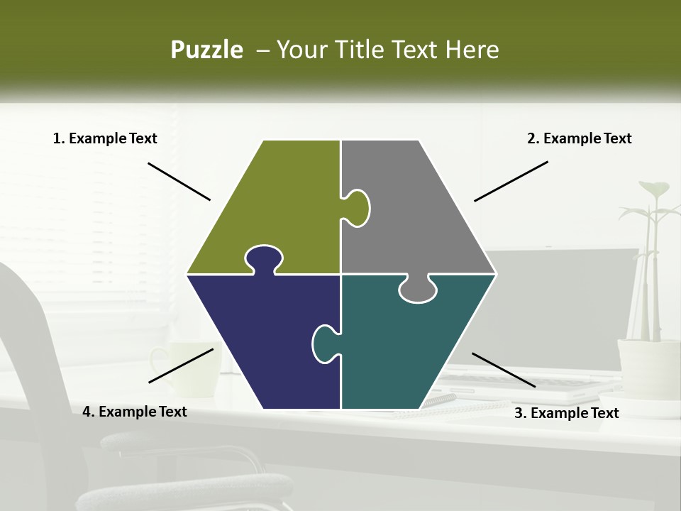 Drink Clock Computer PowerPoint Template