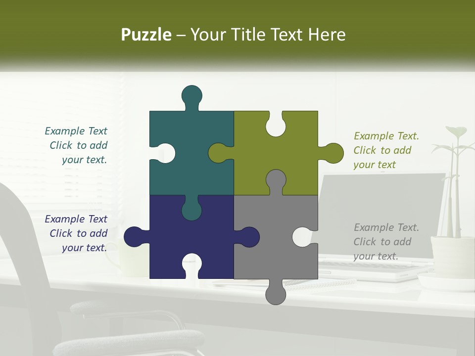 Drink Clock Computer PowerPoint Template