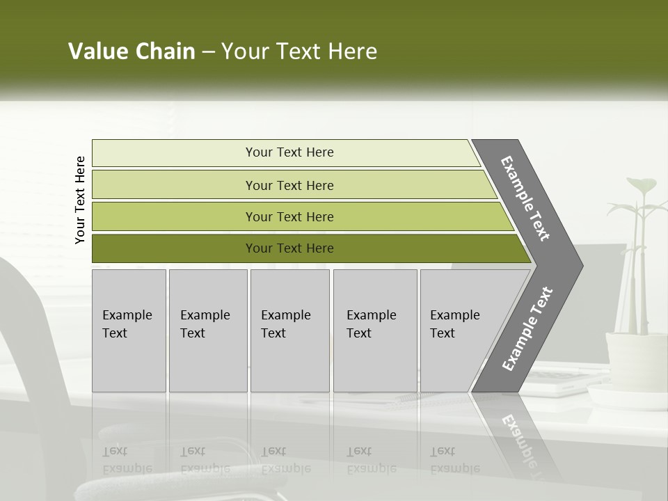 Drink Clock Computer PowerPoint Template