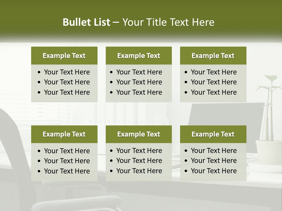 Drink Clock Computer PowerPoint Template
