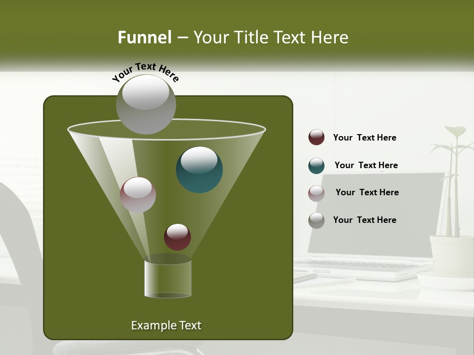 Drink Clock Computer PowerPoint Template