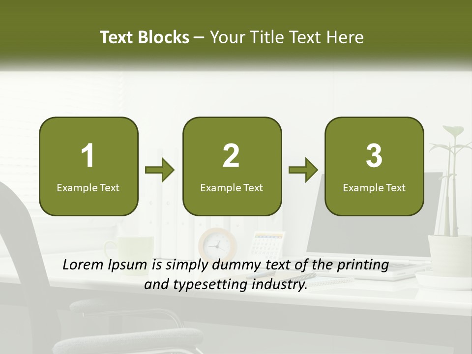 Drink Clock Computer PowerPoint Template