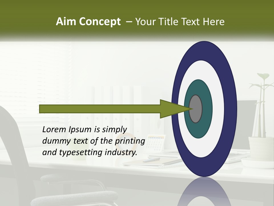 Drink Clock Computer PowerPoint Template