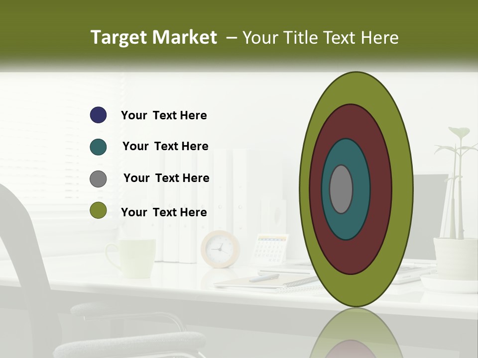 Drink Clock Computer PowerPoint Template