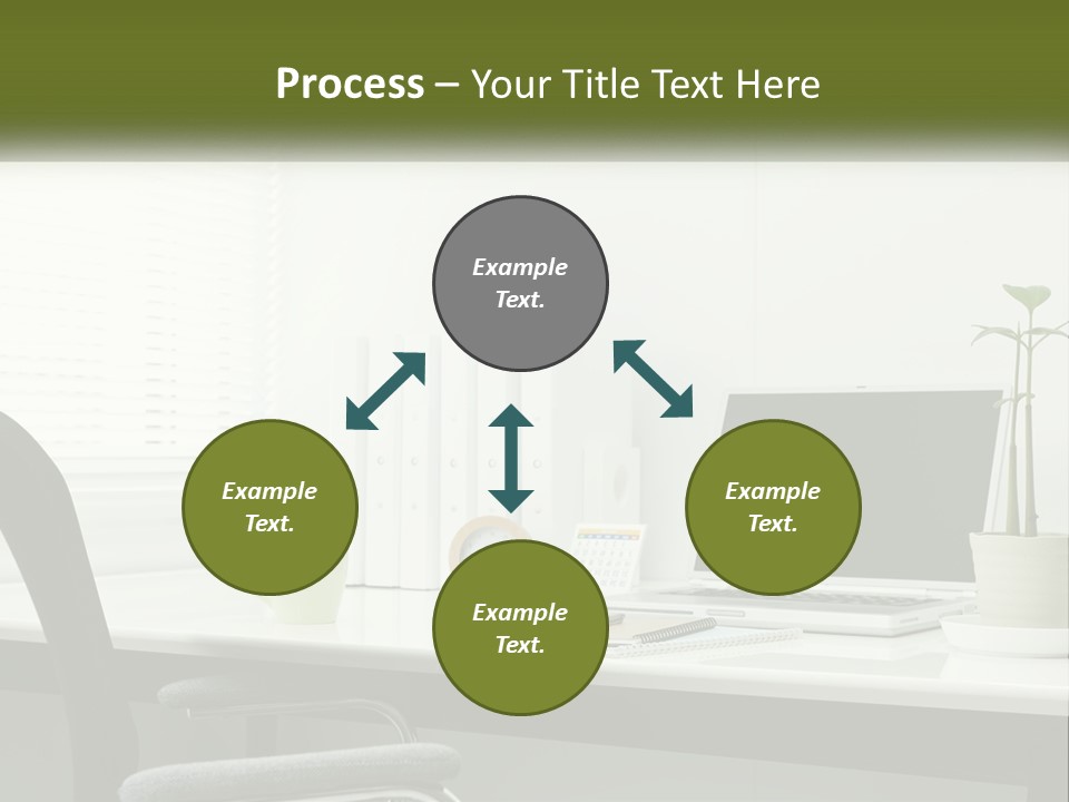 Drink Clock Computer PowerPoint Template