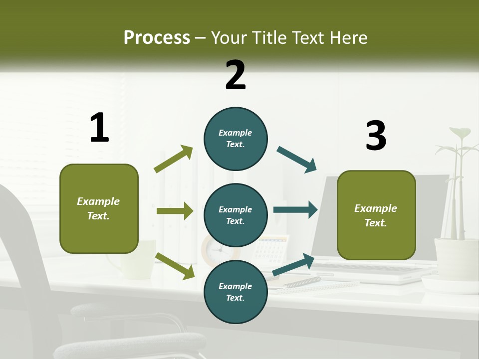 Drink Clock Computer PowerPoint Template