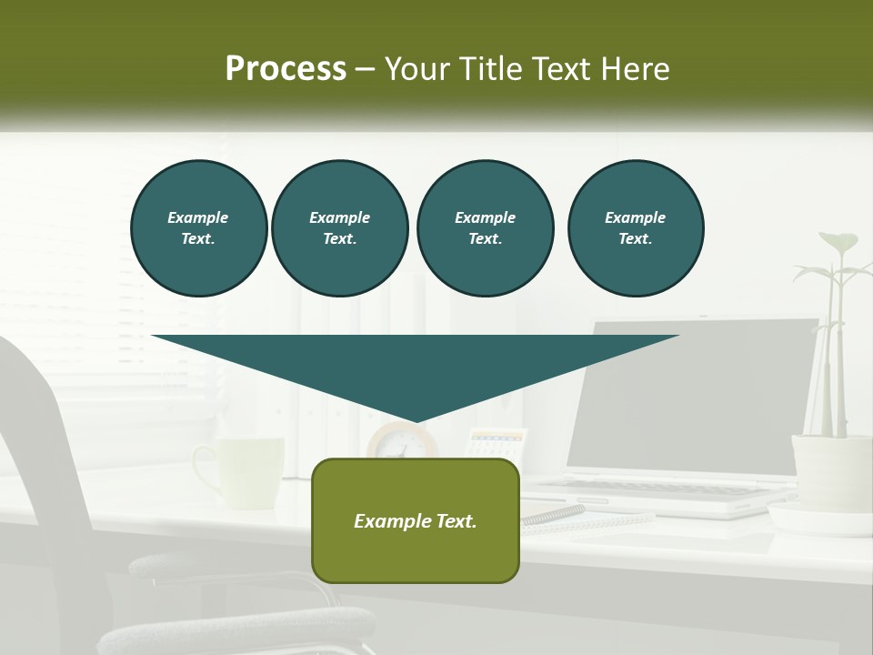 Drink Clock Computer PowerPoint Template