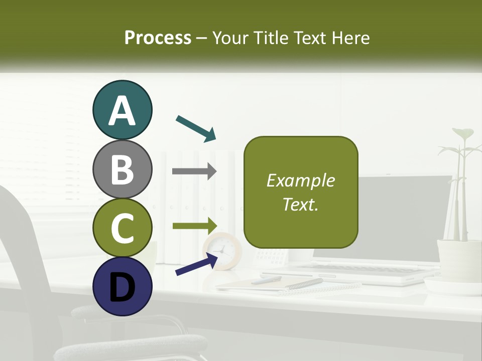 Drink Clock Computer PowerPoint Template