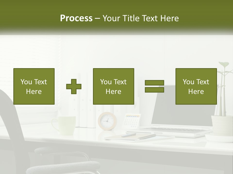 Drink Clock Computer PowerPoint Template