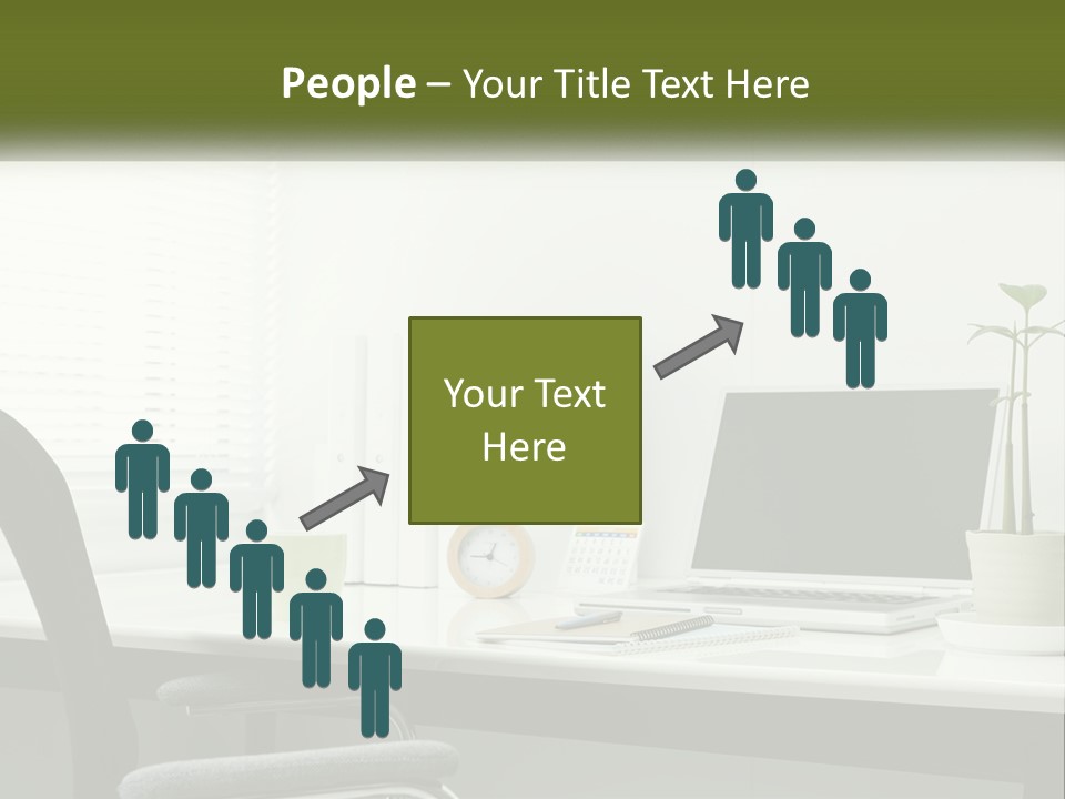 Drink Clock Computer PowerPoint Template