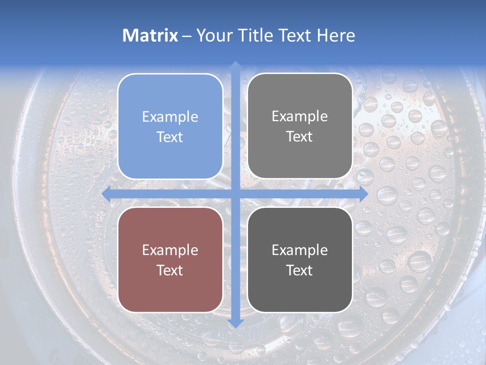 Drop Drink Top PowerPoint Template