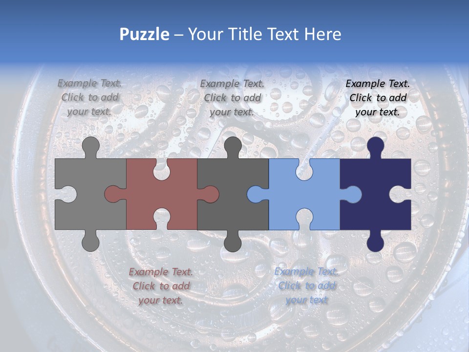 Drop Drink Top PowerPoint Template