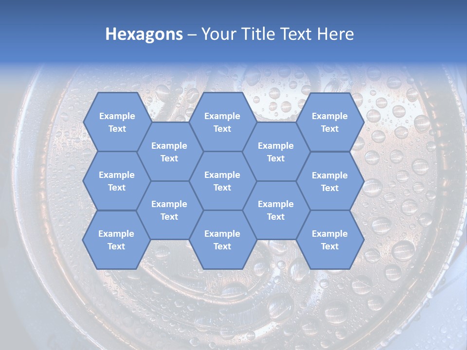 Drop Drink Top PowerPoint Template