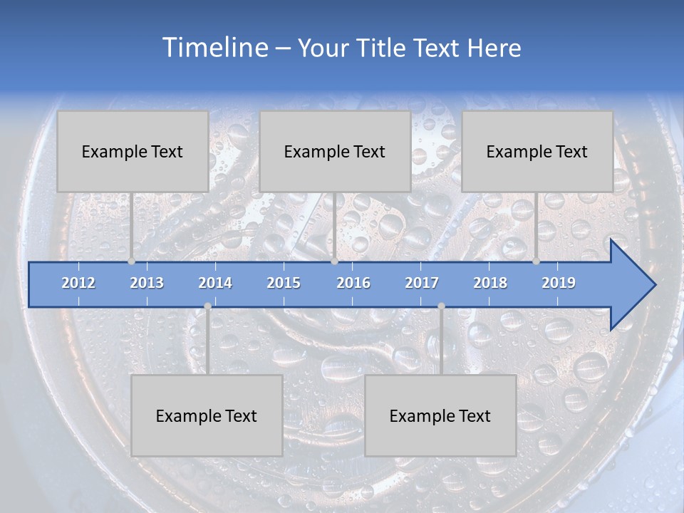 Drop Drink Top PowerPoint Template