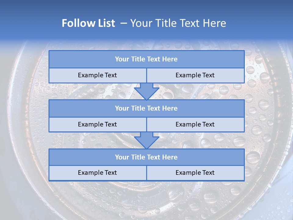 Drop Drink Top PowerPoint Template