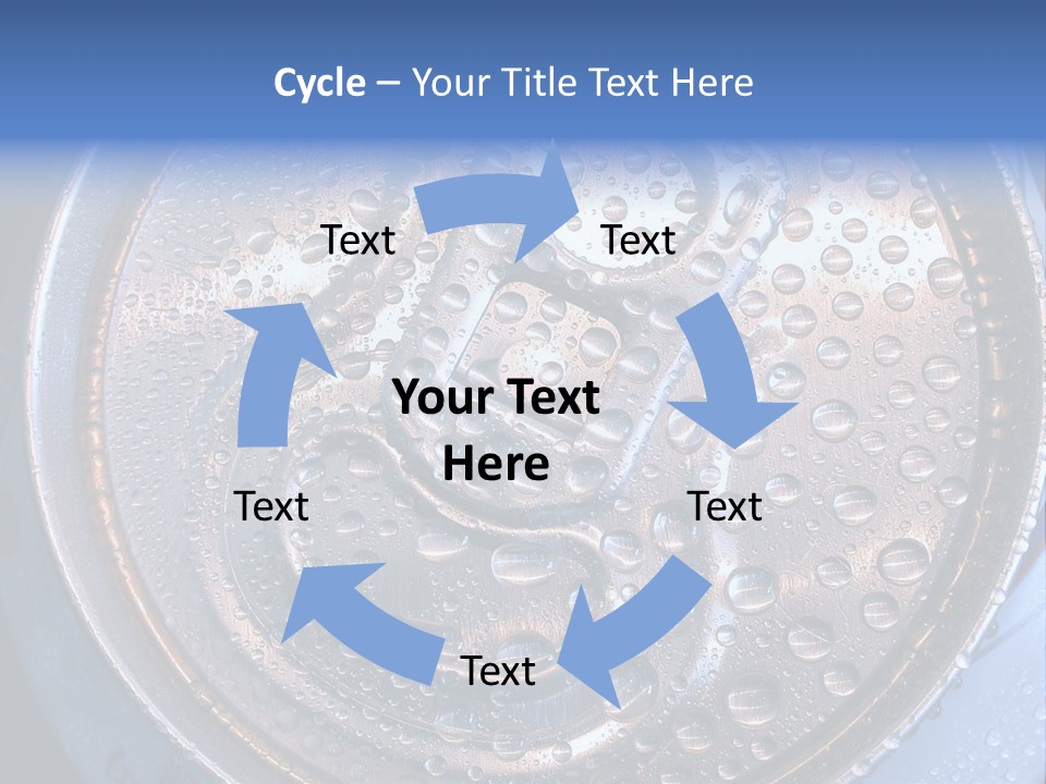 Drop Drink Top PowerPoint Template
