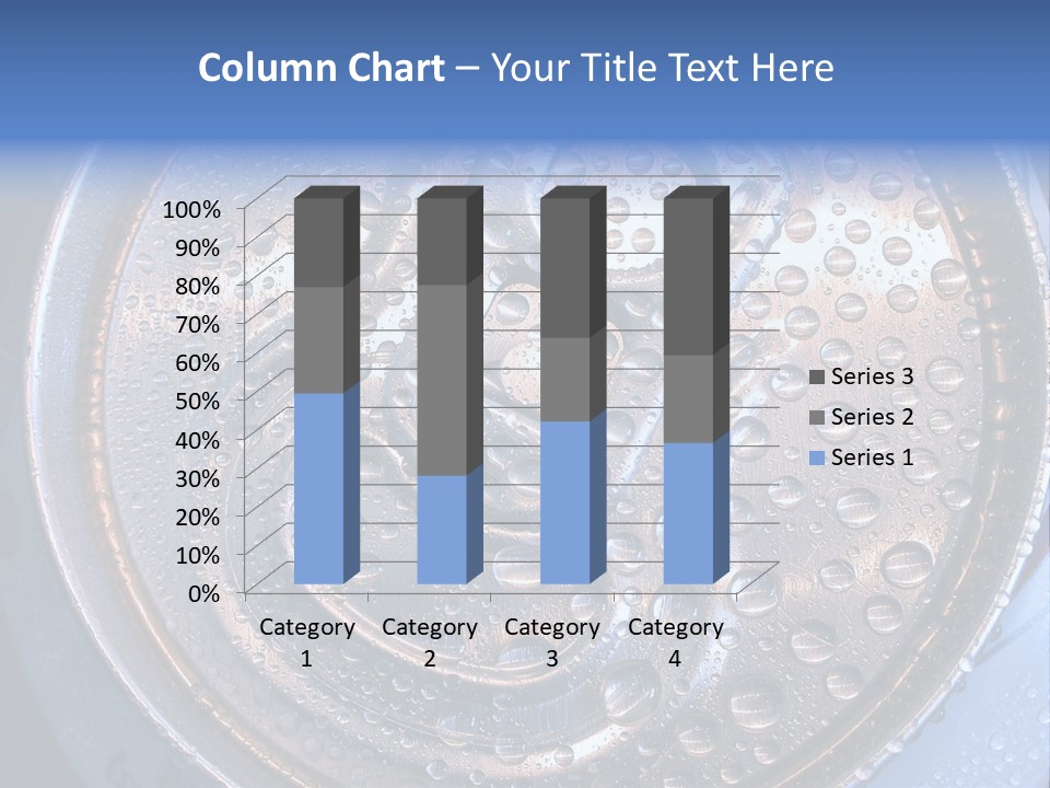 Drop Drink Top PowerPoint Template