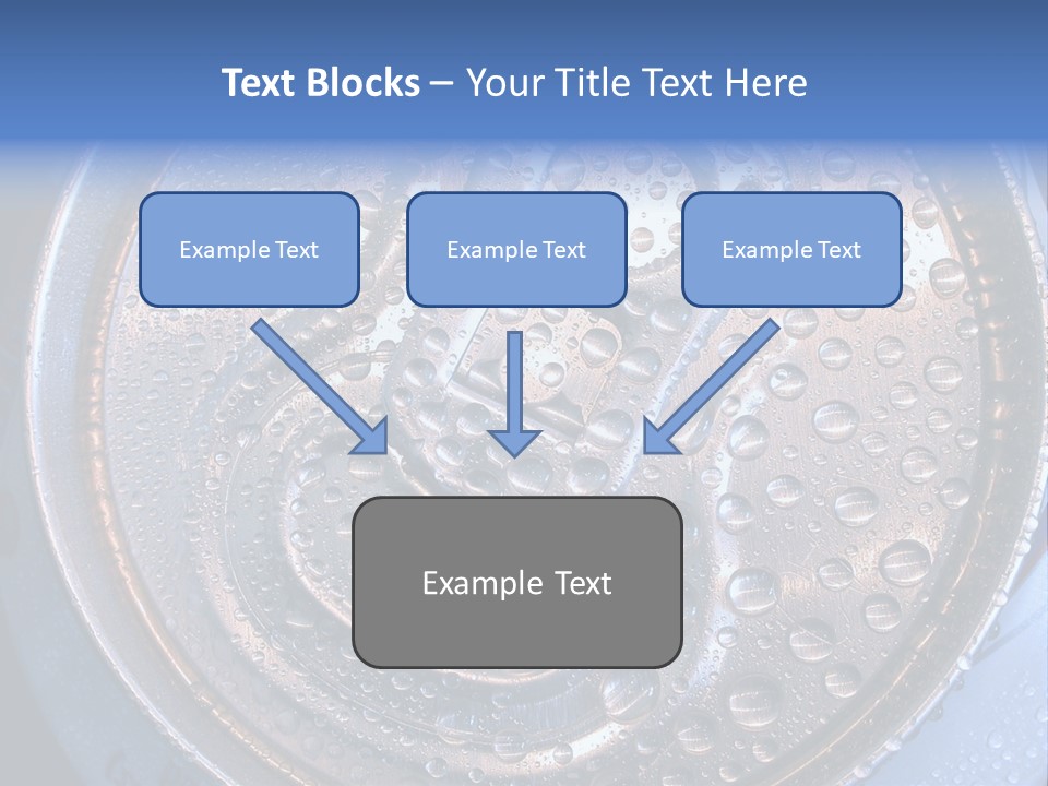 Drop Drink Top PowerPoint Template