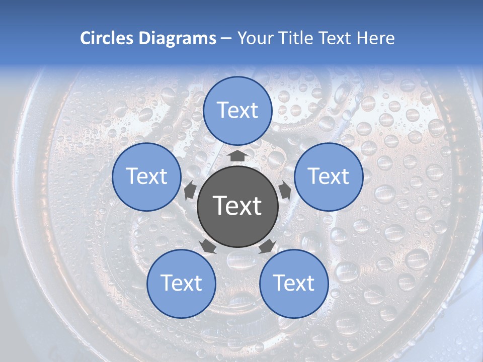 Drop Drink Top PowerPoint Template