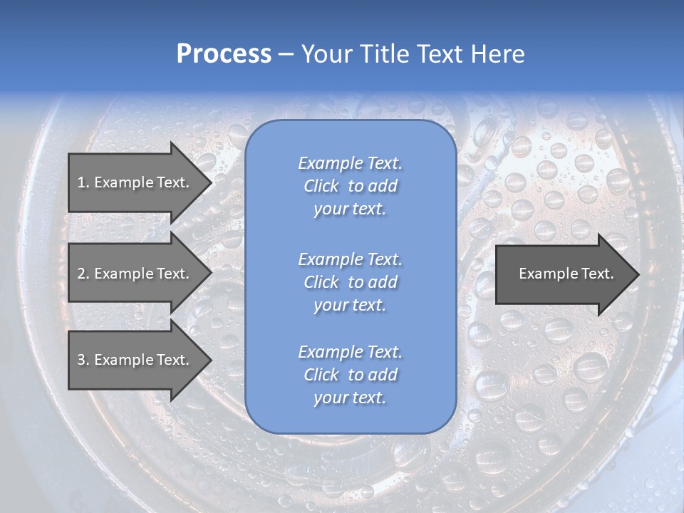 Drop Drink Top PowerPoint Template