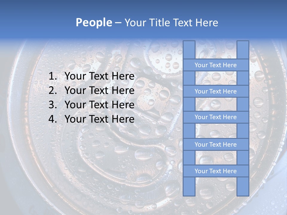 Drop Drink Top PowerPoint Template