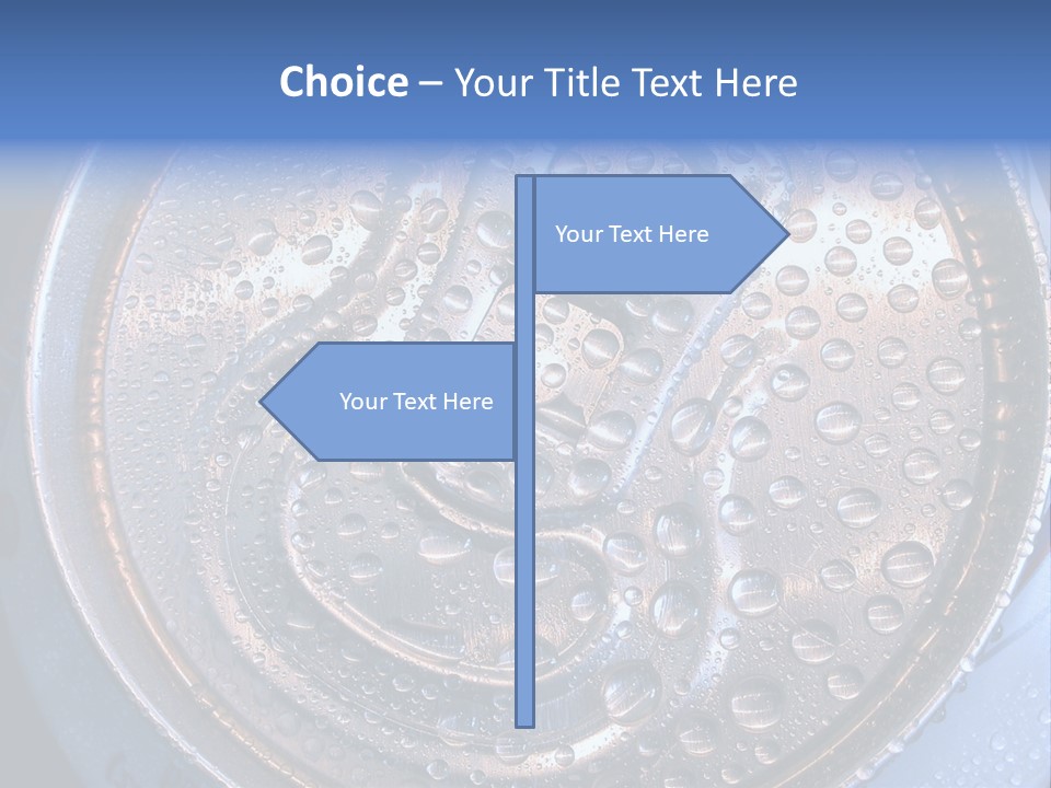 Drop Drink Top PowerPoint Template