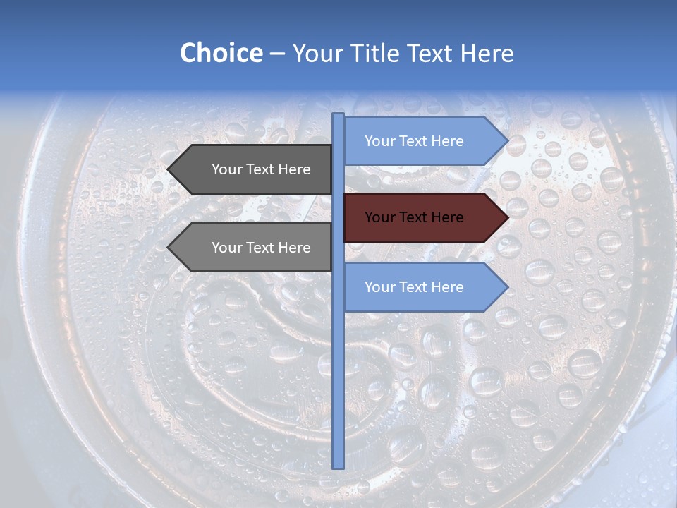Drop Drink Top PowerPoint Template