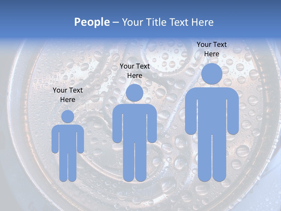 Drop Drink Top PowerPoint Template