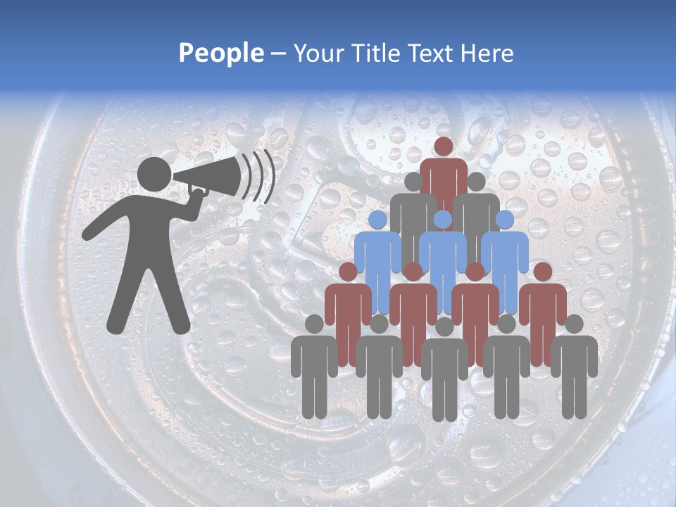 Drop Drink Top PowerPoint Template