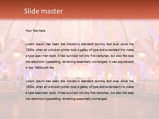 Pink Hotel Reception PowerPoint Template