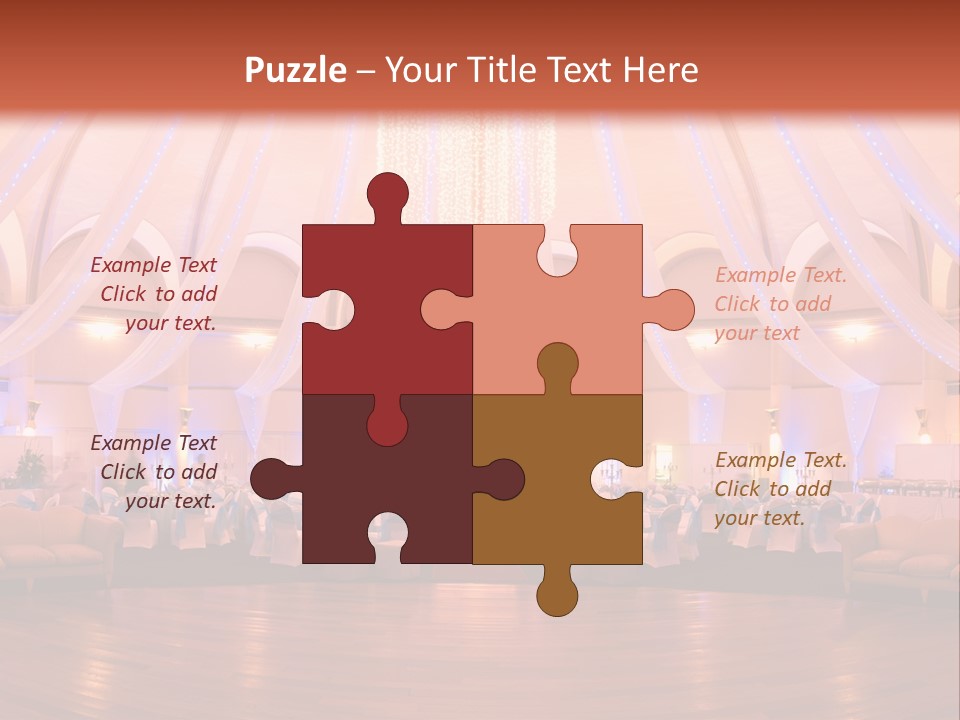 Pink Hotel Reception PowerPoint Template