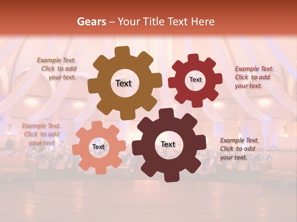 Pink Hotel Reception PowerPoint Template