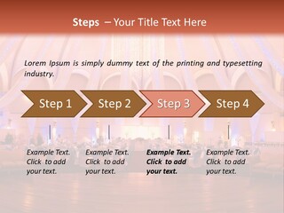 Pink Hotel Reception PowerPoint Template