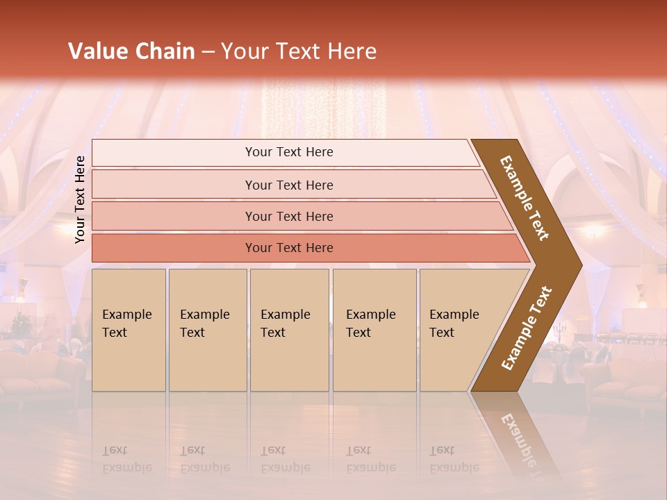 Pink Hotel Reception PowerPoint Template