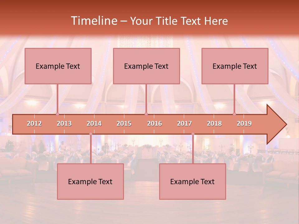 Pink Hotel Reception PowerPoint Template