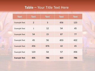 Pink Hotel Reception PowerPoint Template