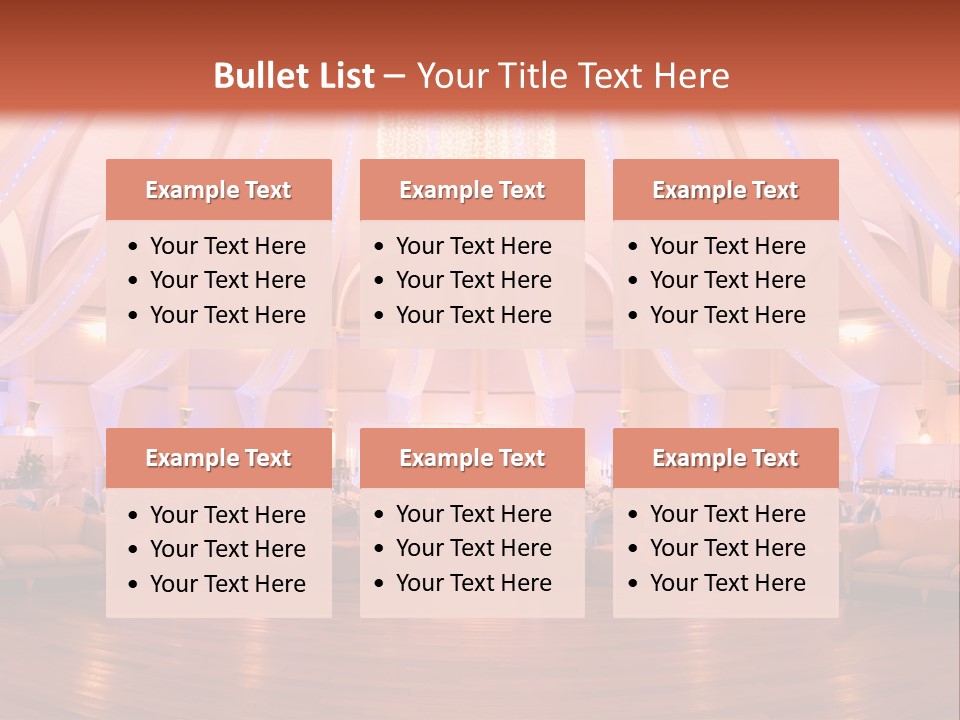 Pink Hotel Reception PowerPoint Template