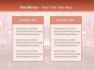 Pink Hotel Reception PowerPoint Template