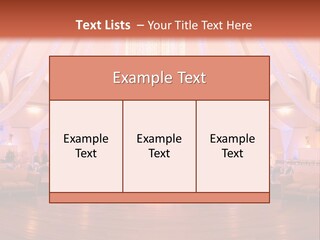 Pink Hotel Reception PowerPoint Template