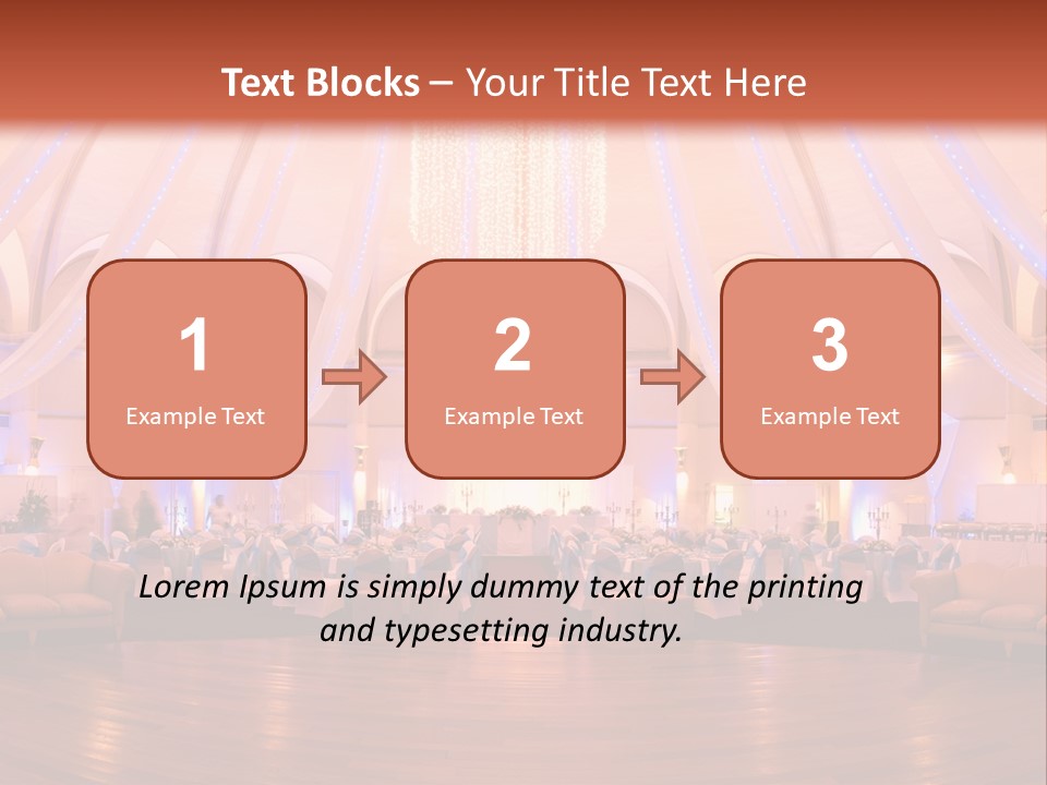 Pink Hotel Reception PowerPoint Template