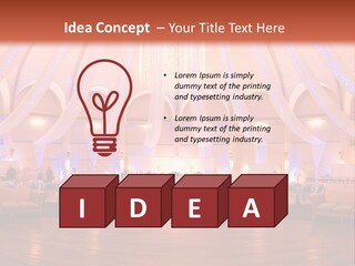 Pink Hotel Reception PowerPoint Template