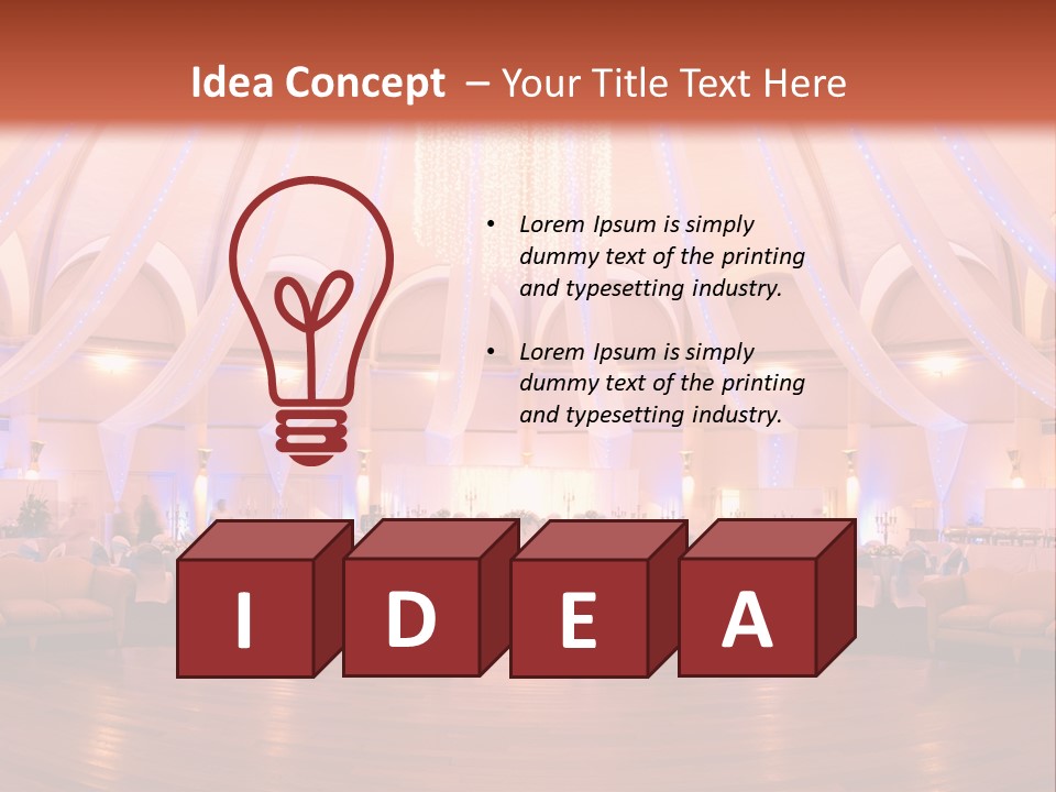 Pink Hotel Reception PowerPoint Template