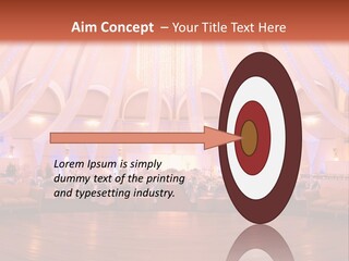 Pink Hotel Reception PowerPoint Template