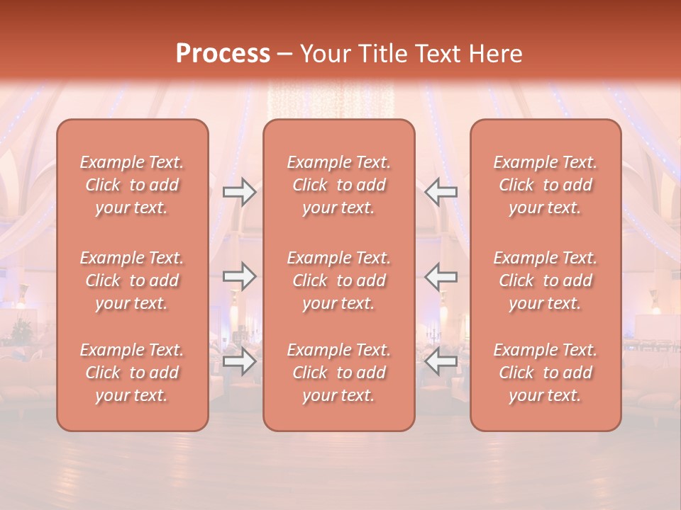 Pink Hotel Reception PowerPoint Template