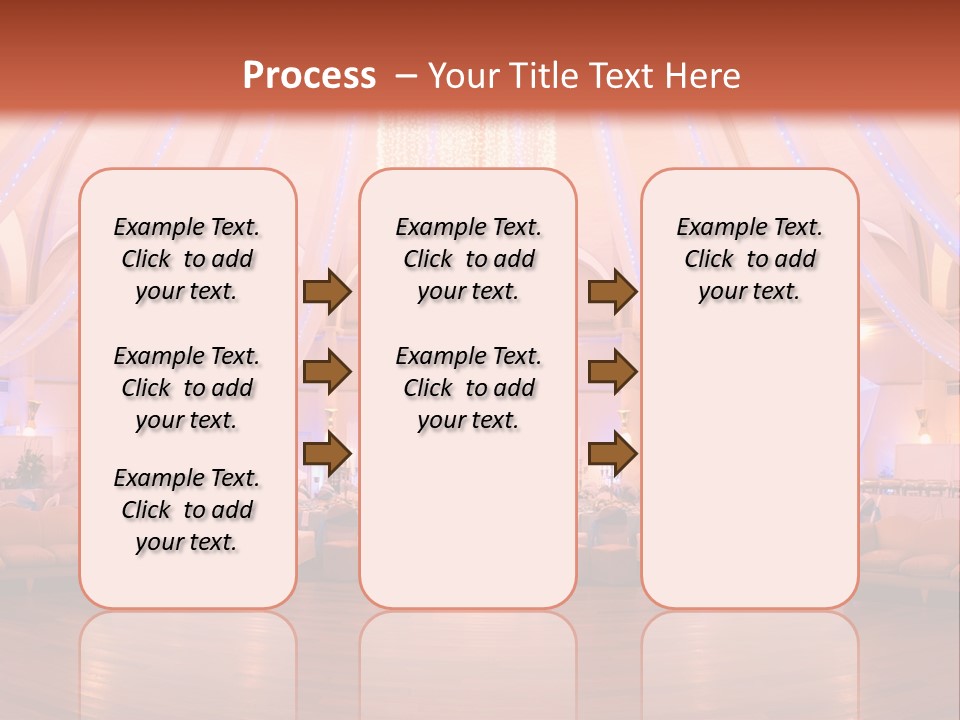 Pink Hotel Reception PowerPoint Template