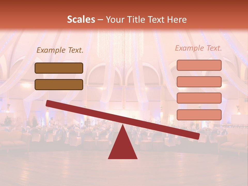 Pink Hotel Reception PowerPoint Template