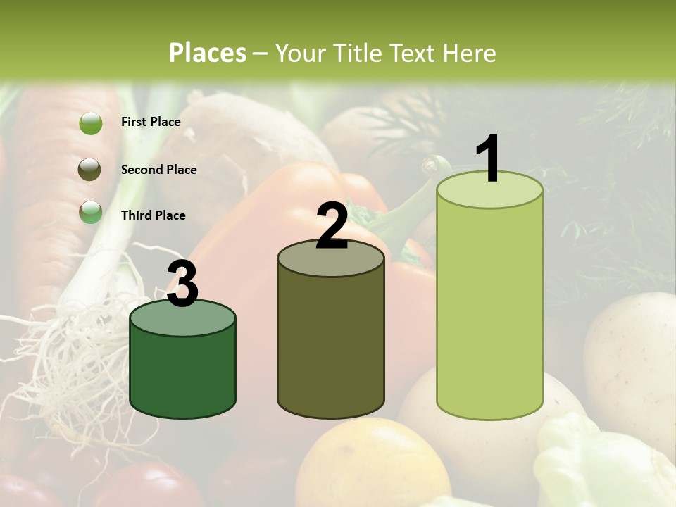 Farm Green Pepper PowerPoint Template