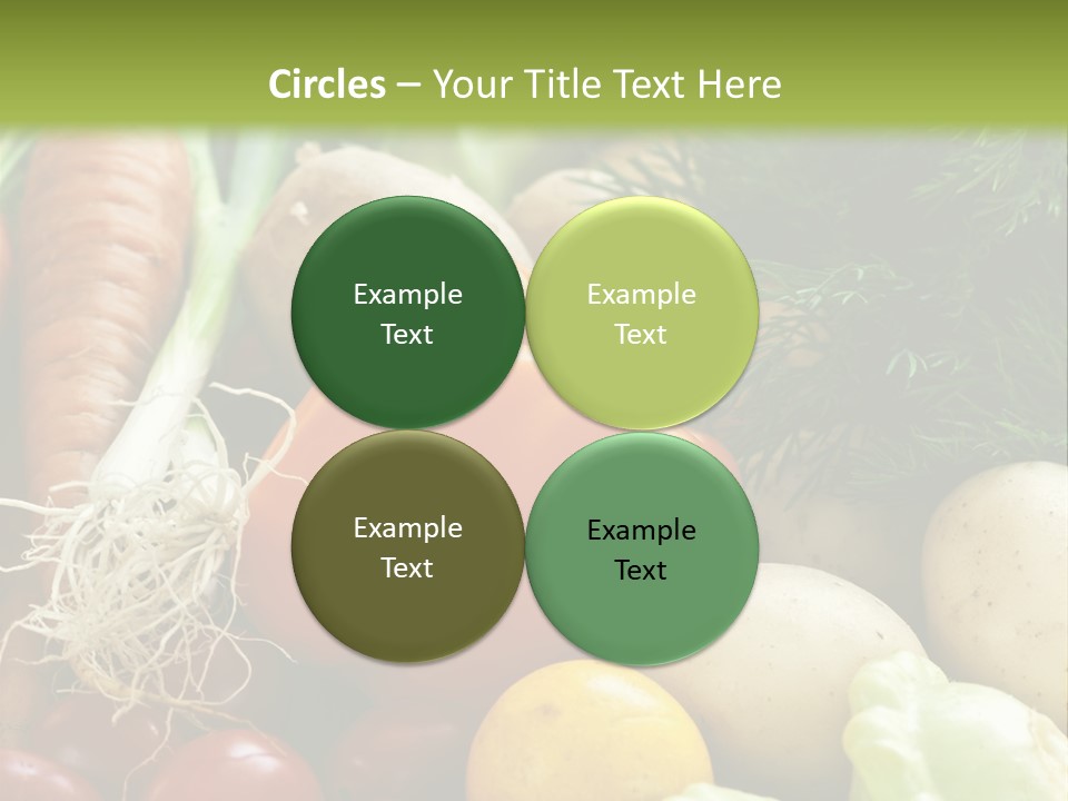 Farm Green Pepper PowerPoint Template