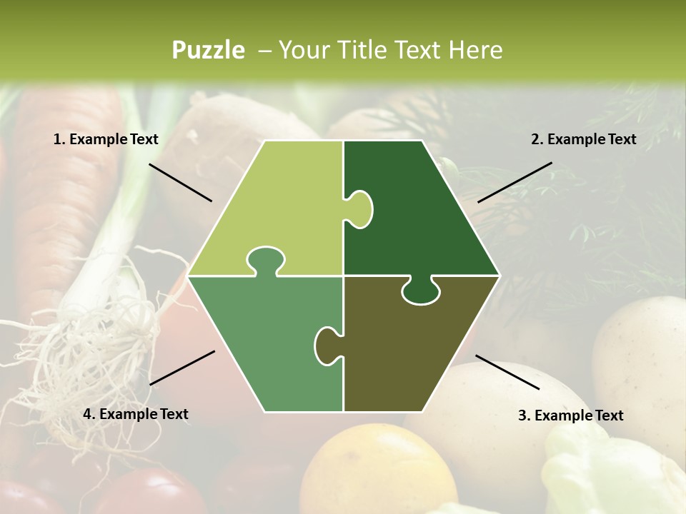 Farm Green Pepper PowerPoint Template