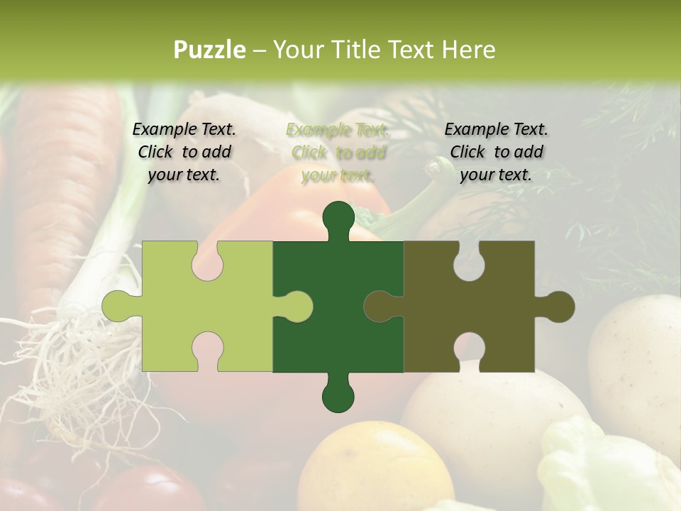 Farm Green Pepper PowerPoint Template